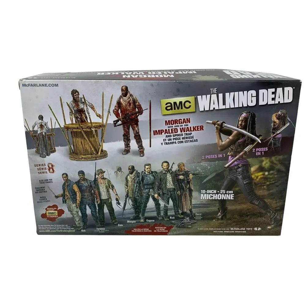 McFarlane The Walking Dead Morgan With Impaled Walker Action Figure Set 12+ NEW